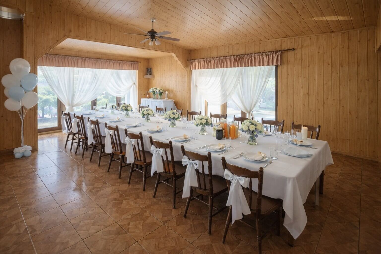 Chrzciny w ośrodku Ambrowil – sala na przyjęcie